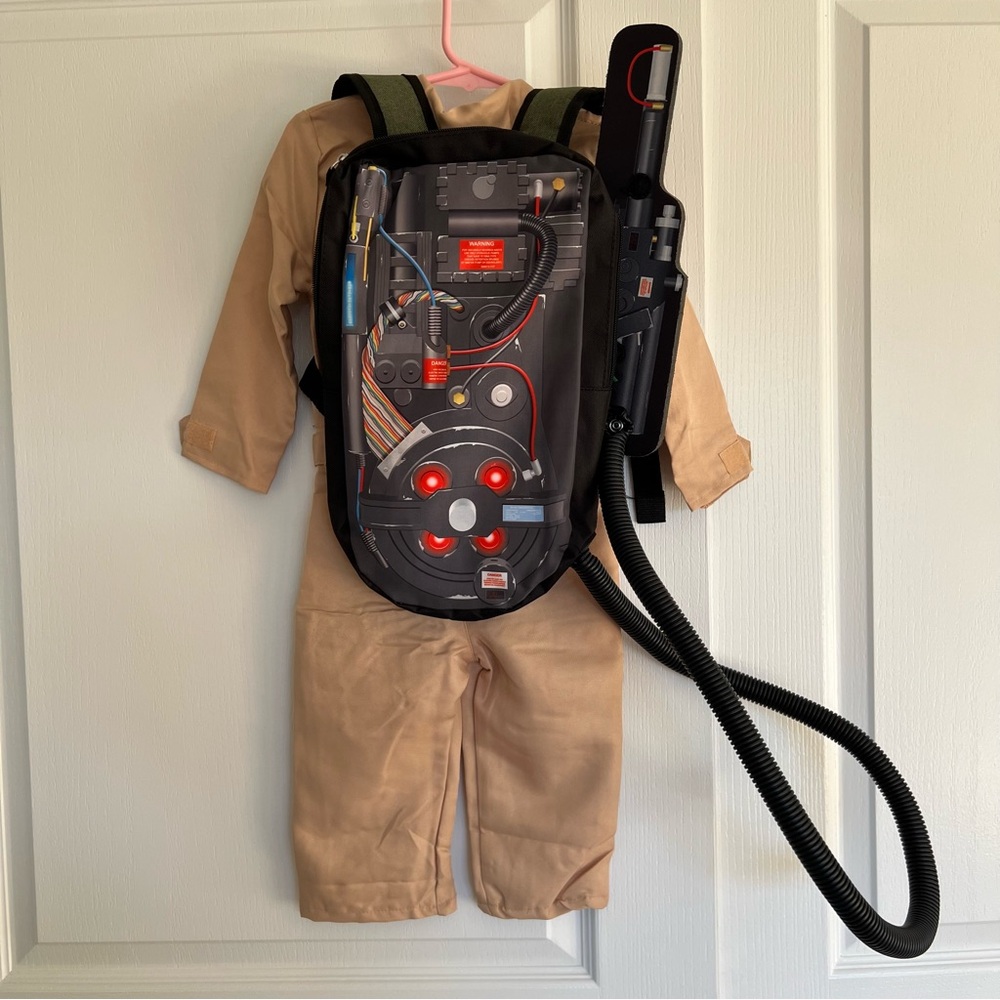 Ghostbusters Deluxe Halloween Costume Size 18+months - 2T plus Proton Pack NWT - Picture 4 of 13
